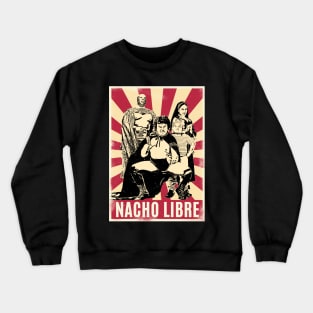 Retro Vintage Nacho Libre Family Crewneck Sweatshirt